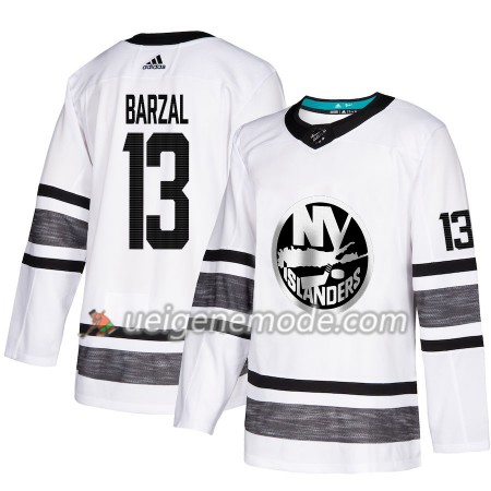Herren Eishockey New York Islanders Trikot Mathew Barzal 13 2019 All-Star Adidas Weiß Authentic
